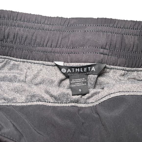 Athleta Womens Brooklyn Lined Camo Jogger Pants Black Size 0 - Picture 6 of 8